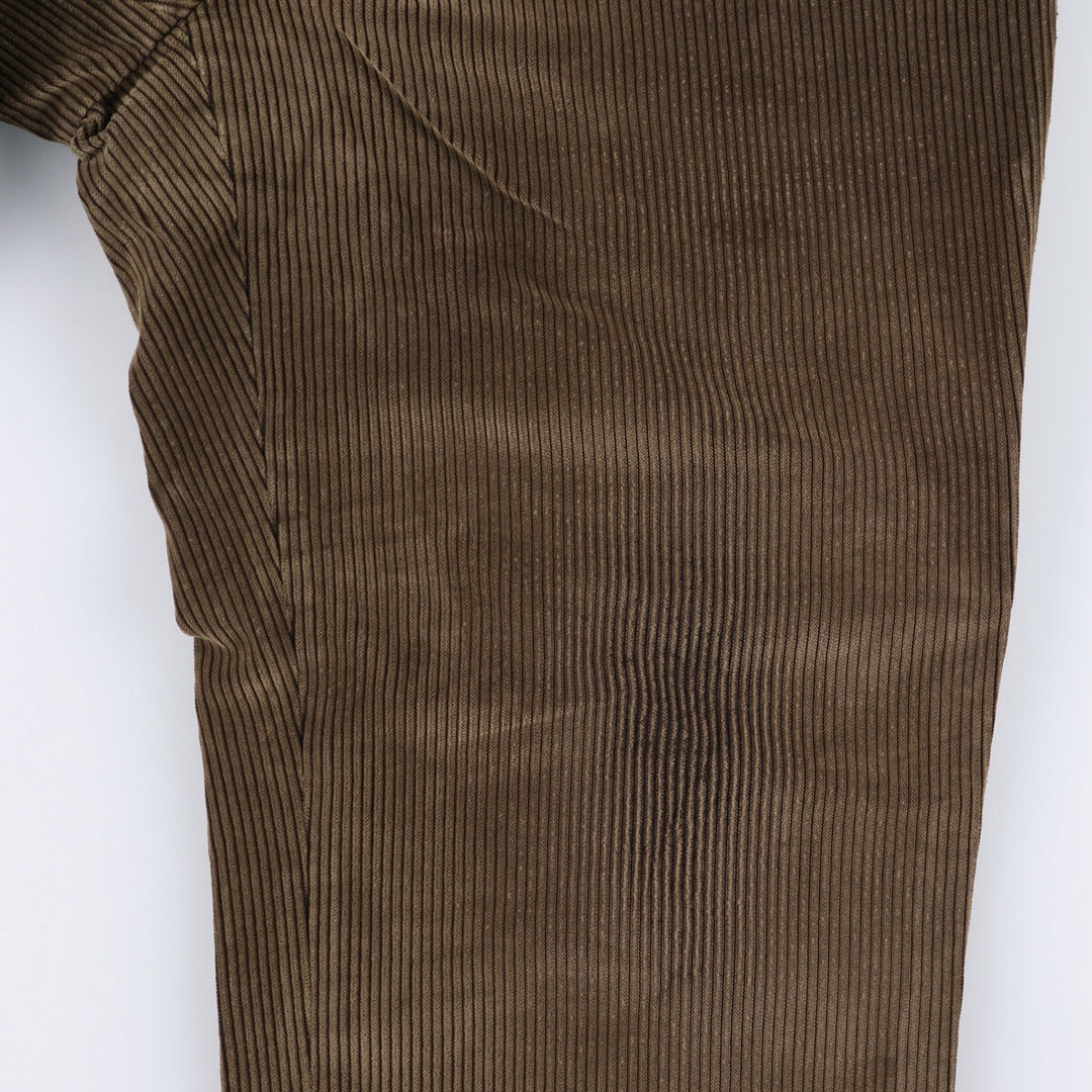 ~90'S VELLUTO DUCA VISCONTI DI MODRONE Two-pleat wide ribbed corduroy pants for men, W37 equivalent, vintage / eaa509972