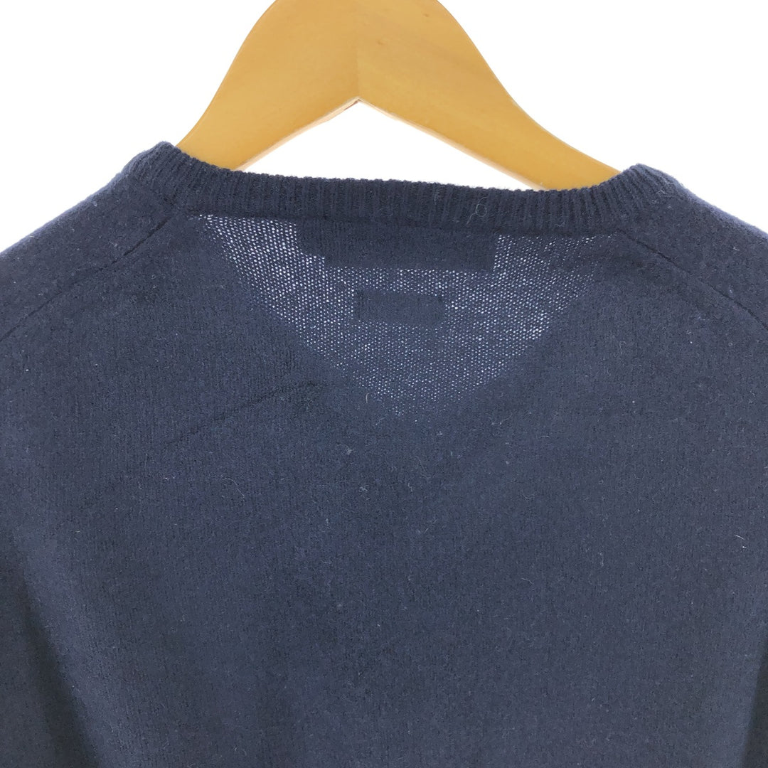 Ralph Lauren POLO by Ralph Lauren V-neck lambswool knit sweater, men's size L / eaa510007