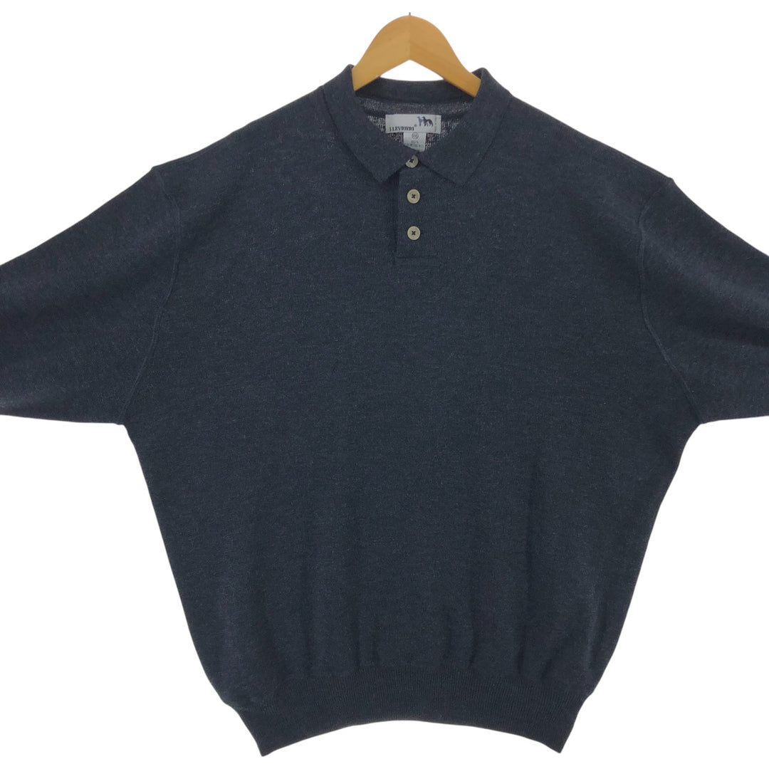 I LEVRIERI polo knit sweater made in Italy, men's size equivalent to XXL /eaa510013