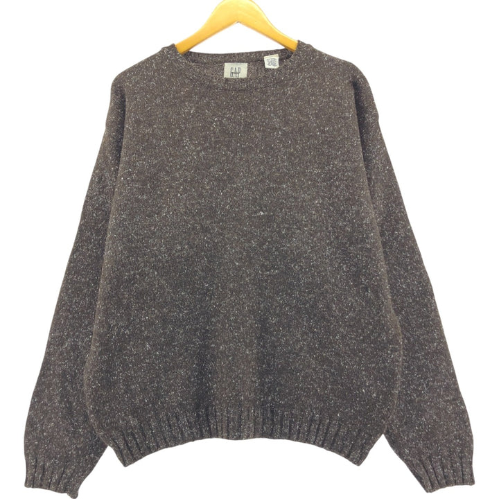 90'S GAP Old Gap Wool Knit Sweater Men's L Size Long Sleeve Color Nep Vintage /eaa510040