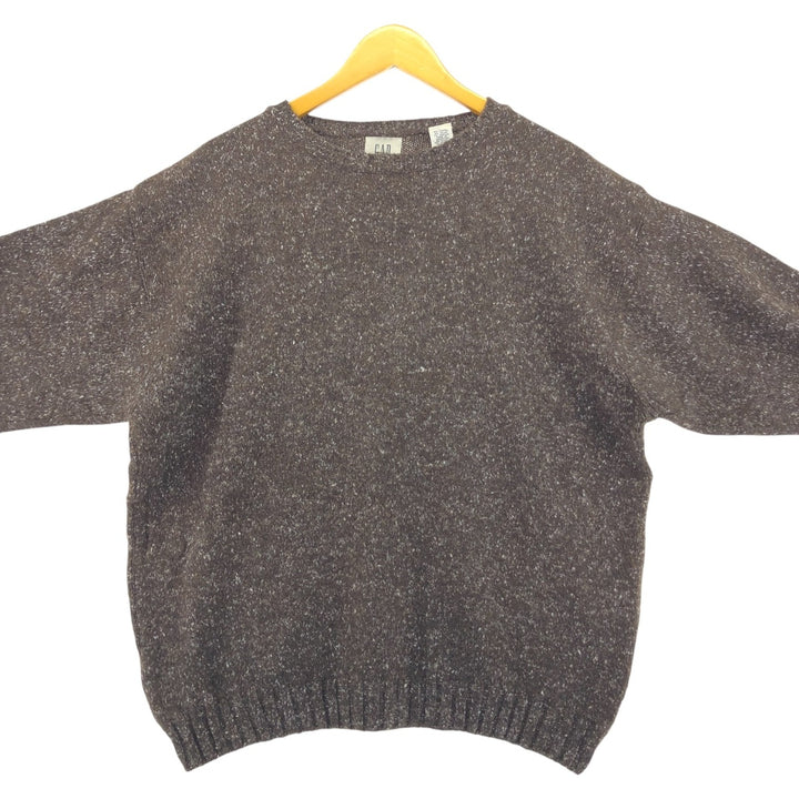 90'S GAP Old Gap Wool Knit Sweater Men's L Size Long Sleeve Color Nep Vintage /eaa510040