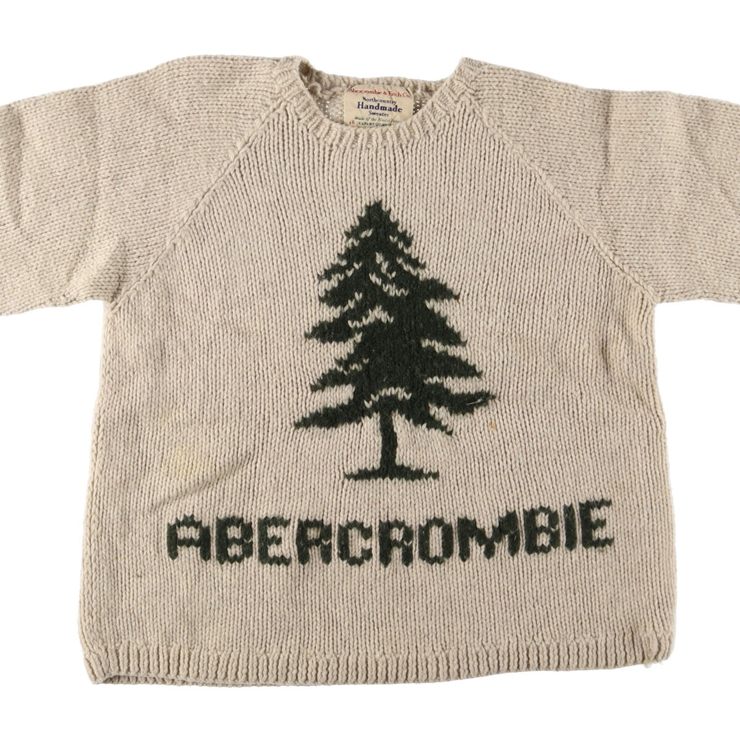 Abercrombie and Fitch All-over Print Wool Knit Sweater, Men's S Size / eaa510042