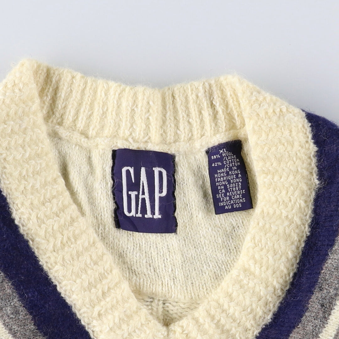 90'S GAP Tilden knit sweater, men's XL size, vintage /eaa510086