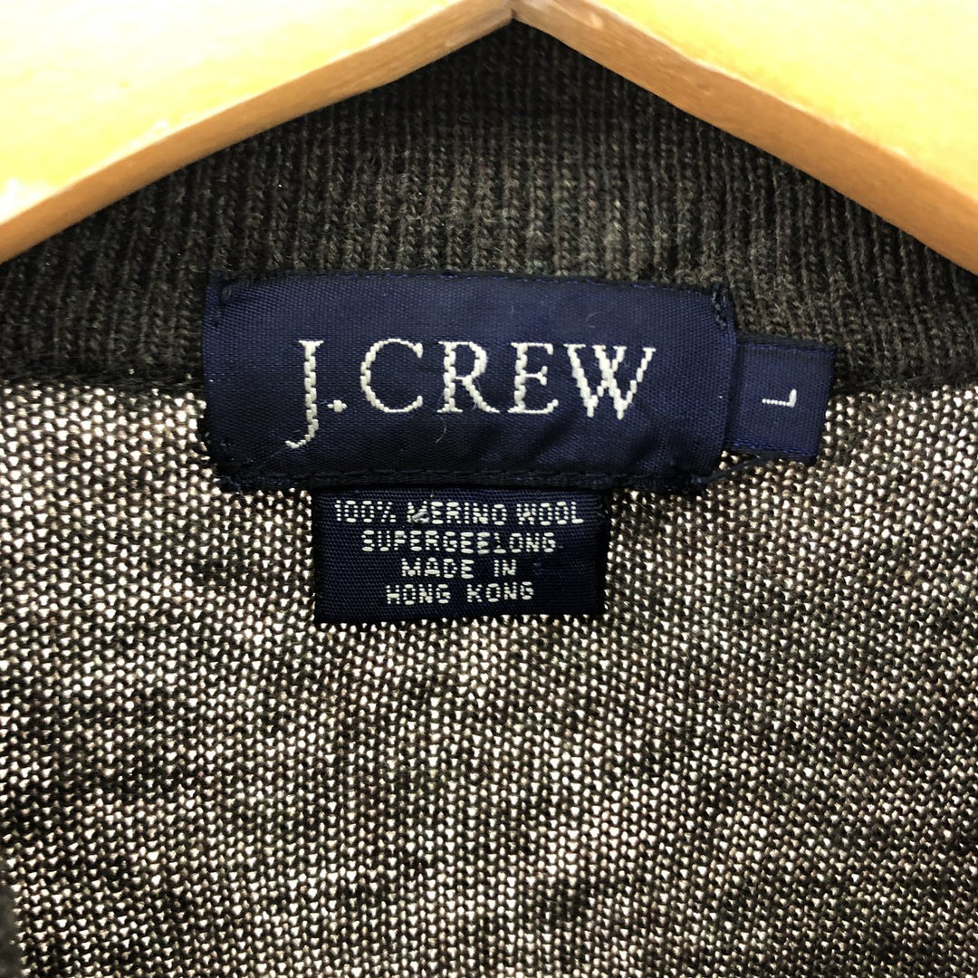 90'S J.Crew Polo knit sweater, men's size L, vintage / eaa510093