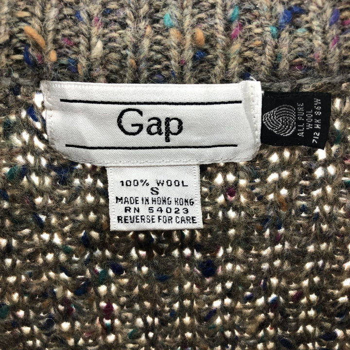 80'S GAP Old Gap Color Nep Wool Knit Sweater Men's S Size Vintage /eaa510096