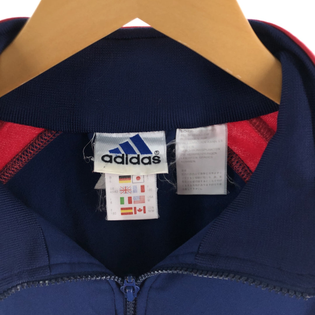 90'S Adidas Jersey Track Jacket Men's M Vintage / eaa510103