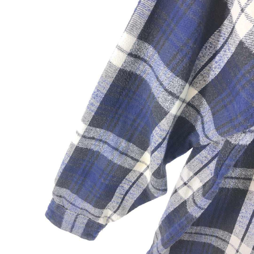 80s-90'S Osh Kosh Long Sleeve Flannel Check Shirt Made in USA Men's XXL Vintage /eaa510128