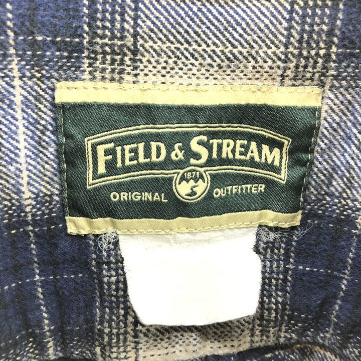 Field and Stream FIELD AND STREAM Ombre Check Long Sleeve Flannel Check Shirt Men's L size /eaa510135