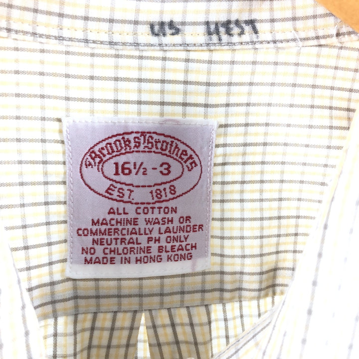 Brooks Brothers Long Sleeve Button-Down Check Shirt Men's Size L / eaa510142