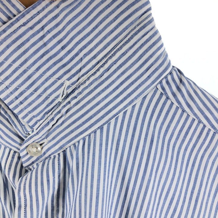 Brooks Brothers SLIM FIT long sleeve striped shirt made in USA, men's size L / eaa510154