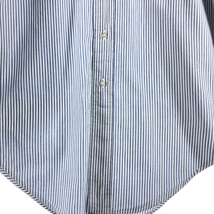 Brooks Brothers SLIM FIT long sleeve striped shirt made in USA, men's size L / eaa510154