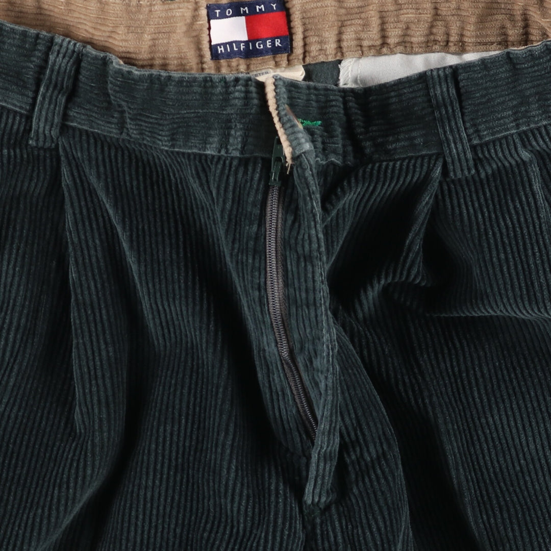 90s~ Tommy Hilfiger Two-pleat Corduroy Pants Men's W30 Vintage / eaa510177