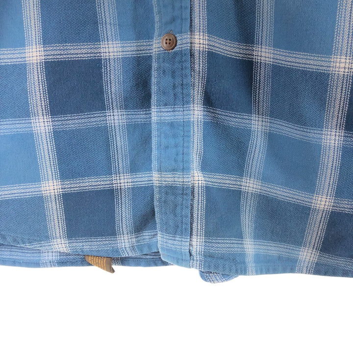 90s~00'S St. John's Bay Long Sleeve Flannel Check Shirt Men's XXL Vintage /eaa510184