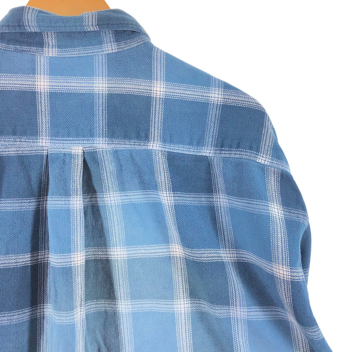 90s~00'S St. John's Bay Long Sleeve Flannel Check Shirt Men's XXL Vintage /eaa510184