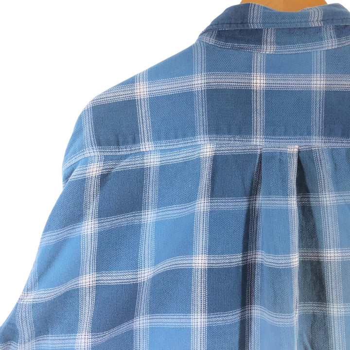 90s~00'S St. John's Bay Long Sleeve Flannel Check Shirt Men's XXL Vintage /eaa510184