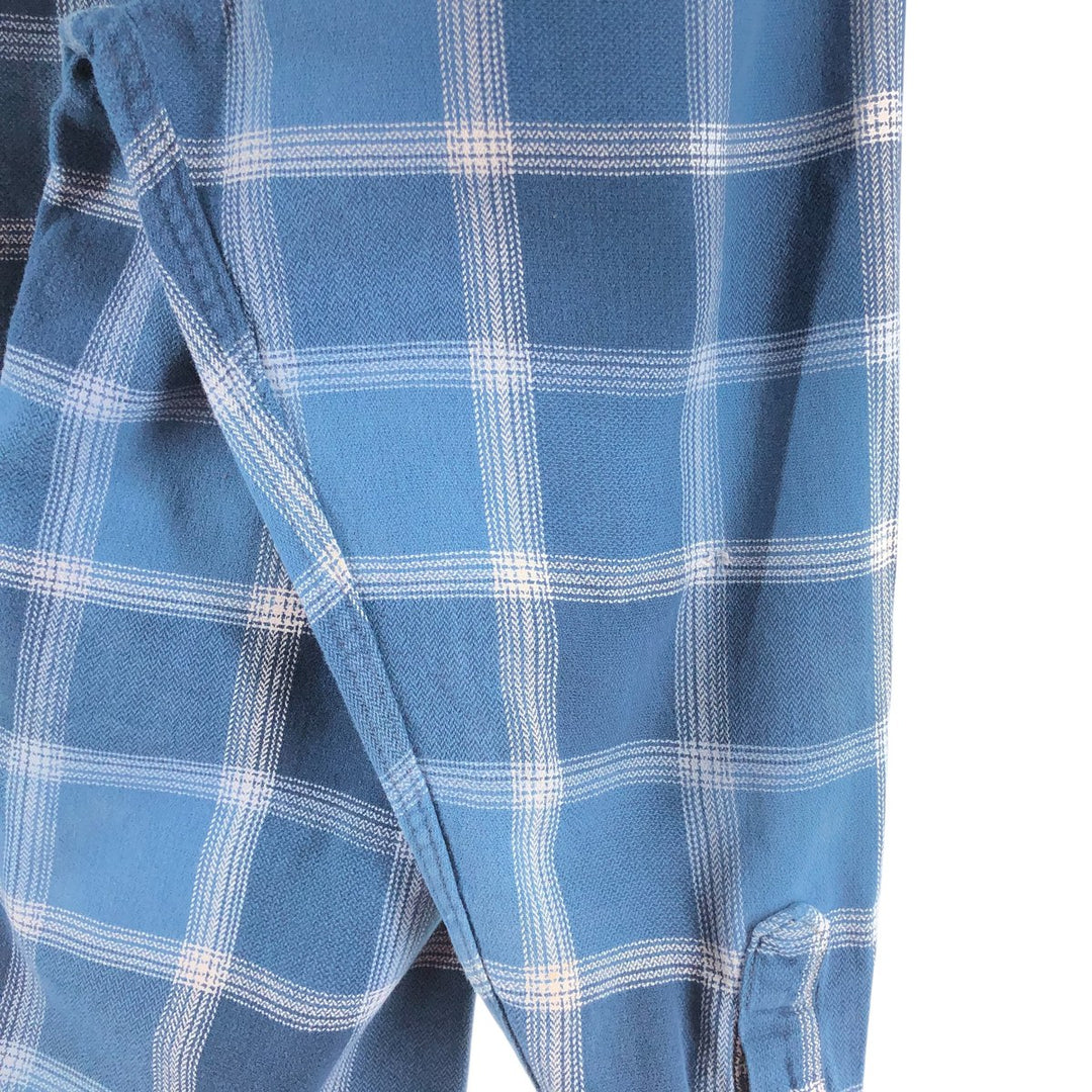 90s~00'S St. John's Bay Long Sleeve Flannel Check Shirt Men's XXL Vintage /eaa510184