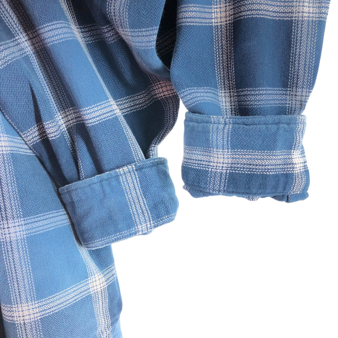 90s~00'S St. John's Bay Long Sleeve Flannel Check Shirt Men's XXL Vintage /eaa510184