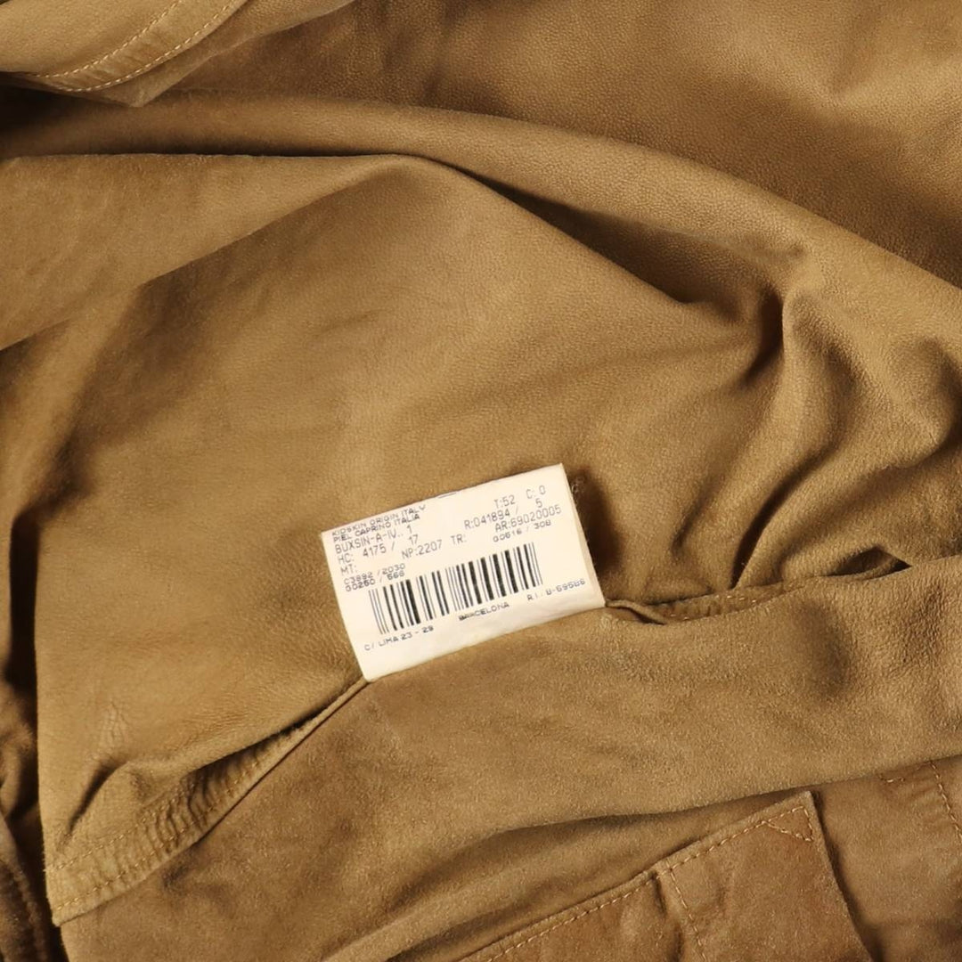 Burberry's suede leather blouson made in Spain, men's XL size / eaa510203