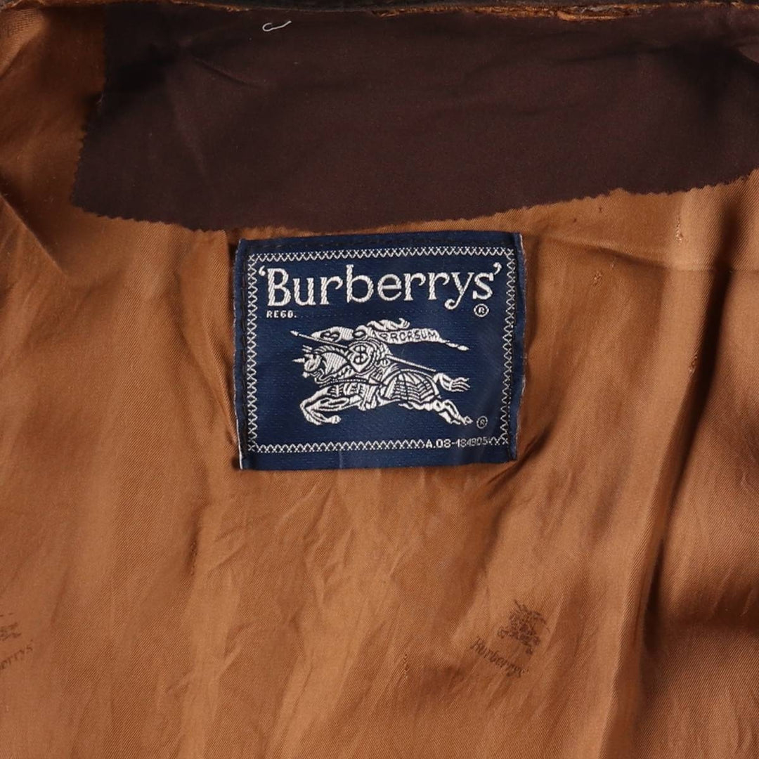 Burberry's Leather Blouson Type Men's Size L / eaa510222