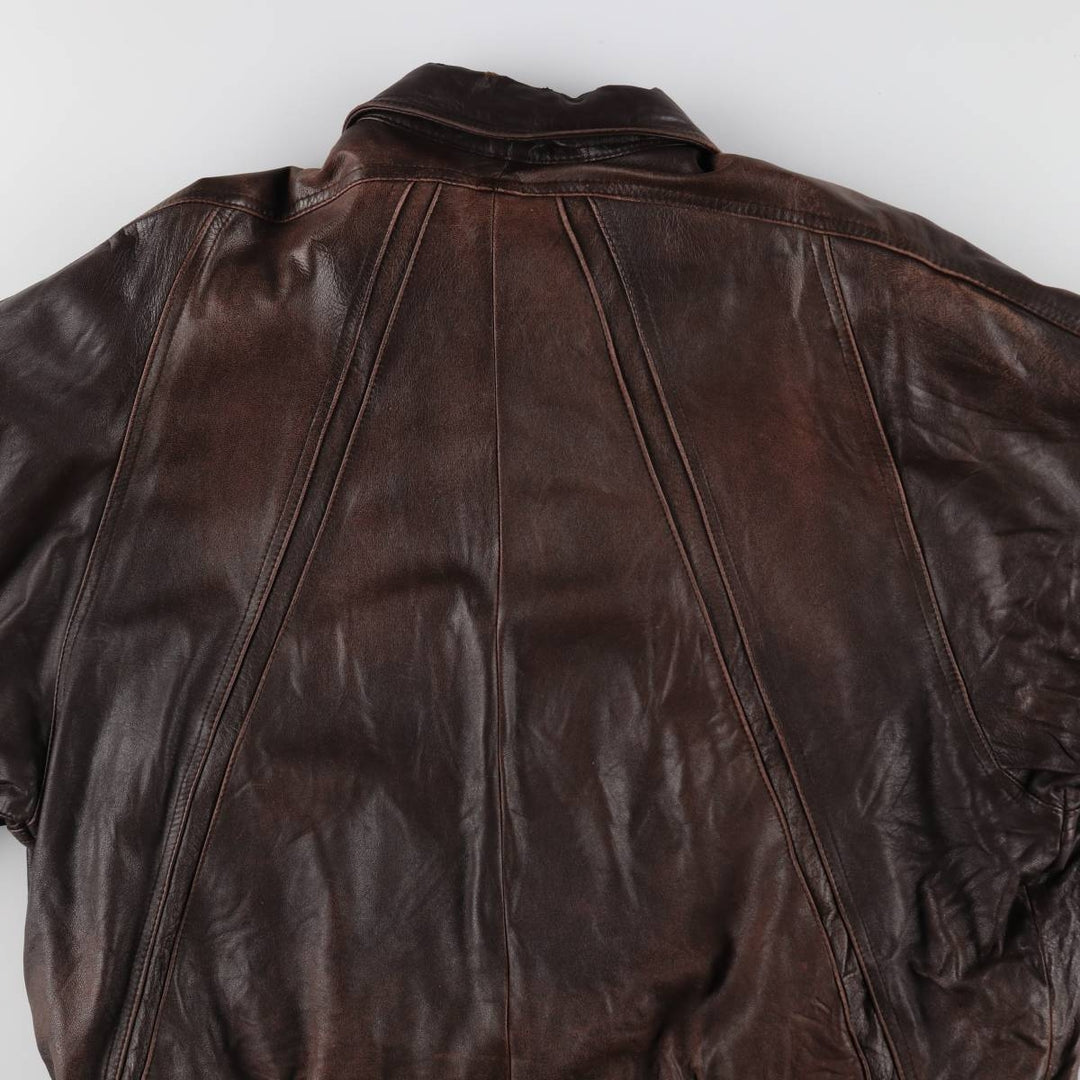 Burberry's Leather Blouson Type Men's Size L / eaa510222