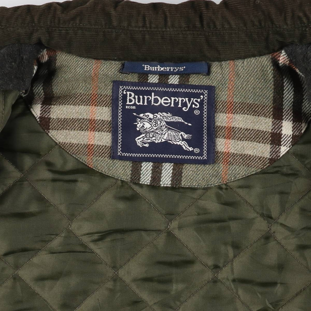 Burberry's quilted half coat, men's size XL / eaa510224