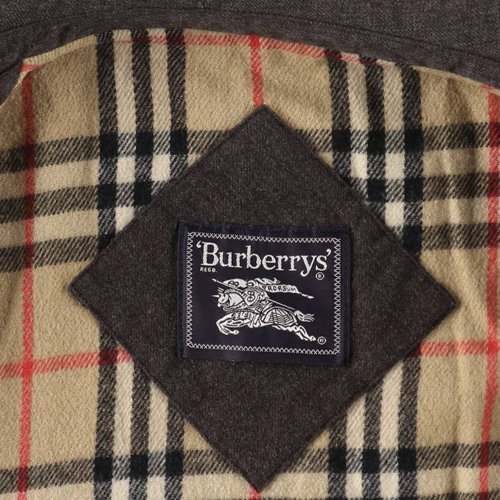 Burberry's wool half coat, men's size XL / eaa510225