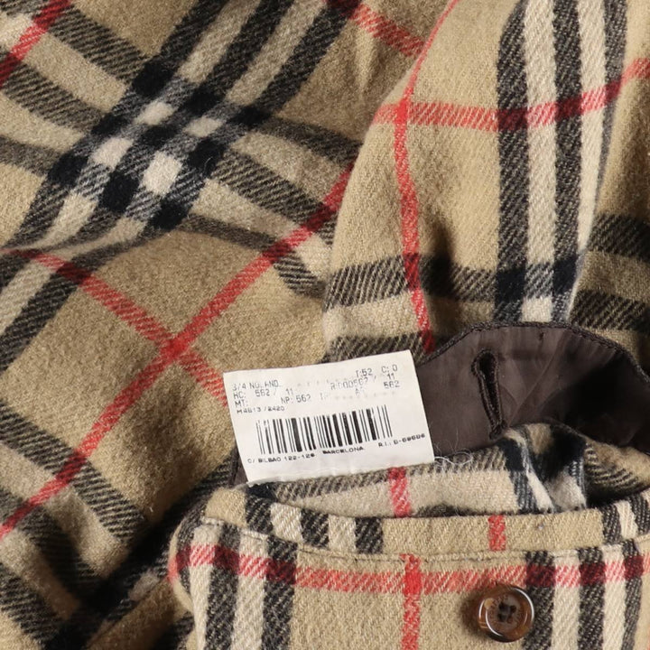 Burberry's wool half coat, men's size XL / eaa510225