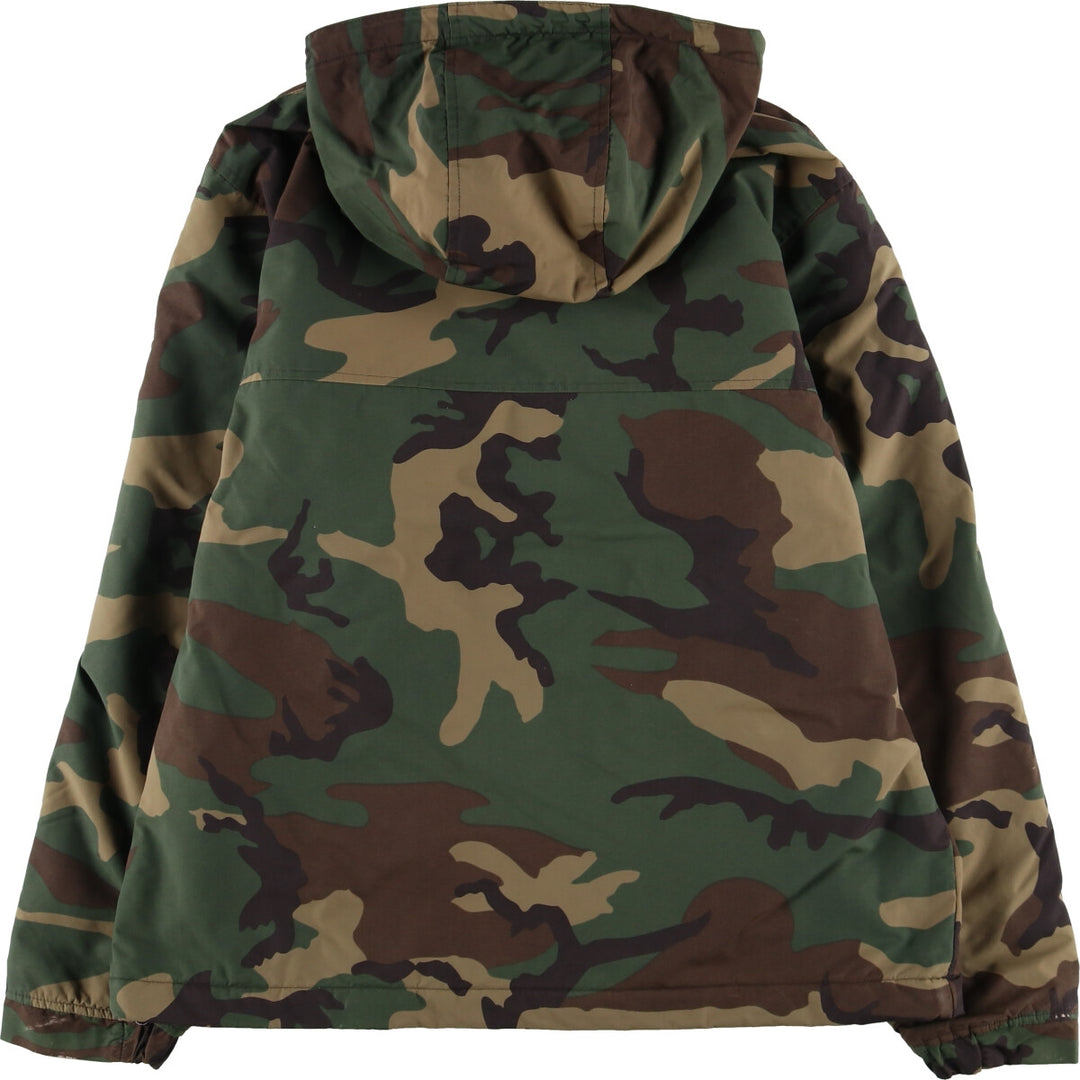 Carhartt NIMBUS PULLOVER Camouflage Pattern Woodland Camo Anorak Parka Men's L size / eaa510248