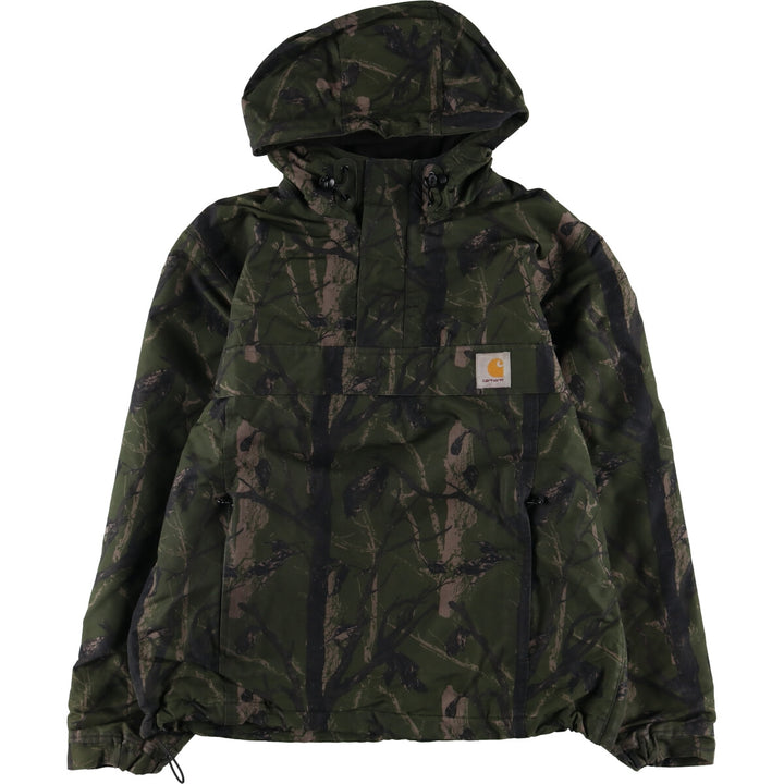 Carhartt NIMBUS PULLOVER Camouflage Pattern Real Tree Camo Anorak Parka Men's M size / eaa510249