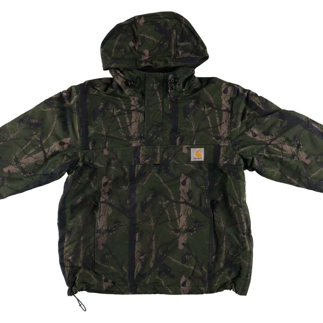 Carhartt NIMBUS PULLOVER Camouflage Pattern Real Tree Camo Anorak Parka Men's M size / eaa510249