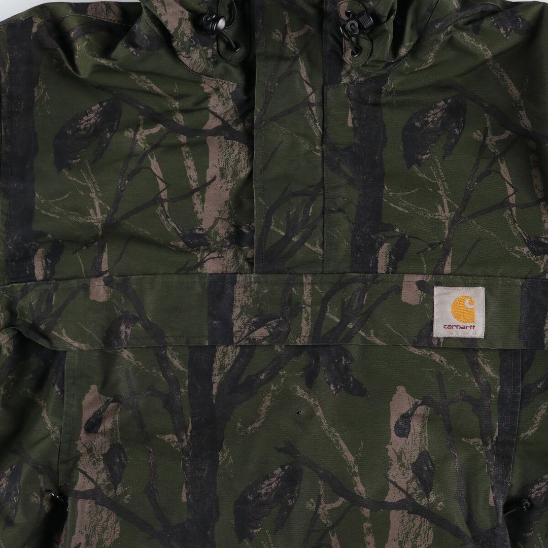 Carhartt NIMBUS PULLOVER Camouflage Pattern Real Tree Camo Anorak Parka Men's M size / eaa510249