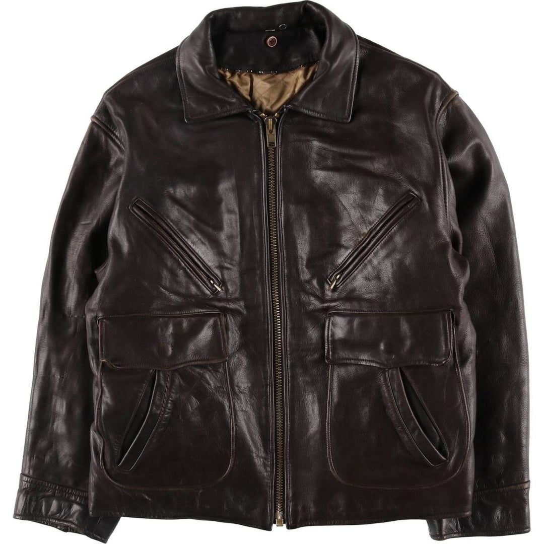 Leather blouson type, men's size M /eaa510298