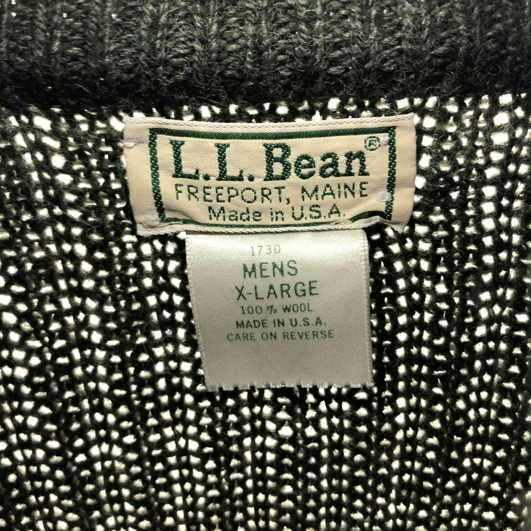 ~90'S LLBean Driver's Knit Sweater Made in USA Men's XL Vintage /eaa510302