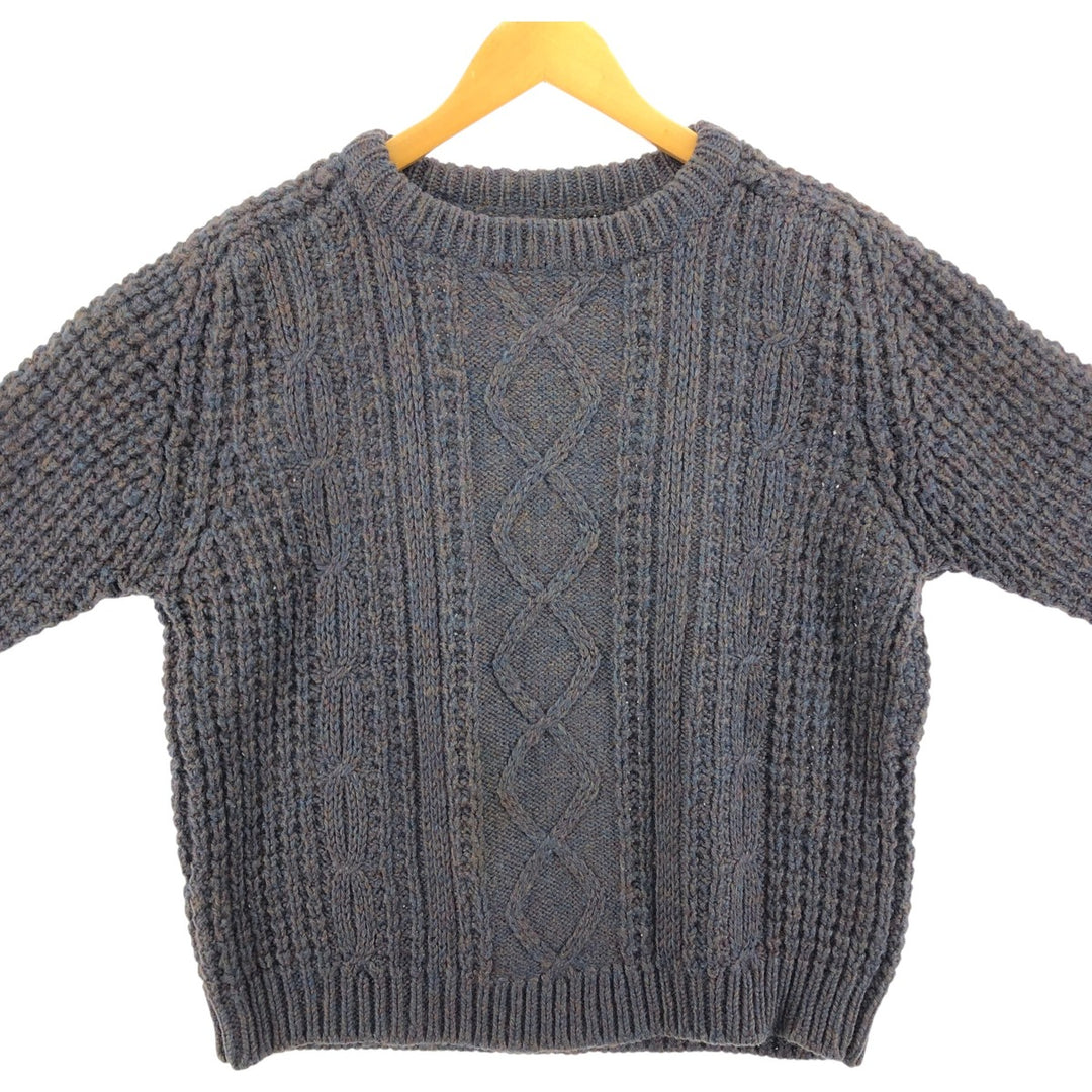 Jordan Marsh Fisherman Aran Knit Sweater Women's Size L Vintage /eaa510315