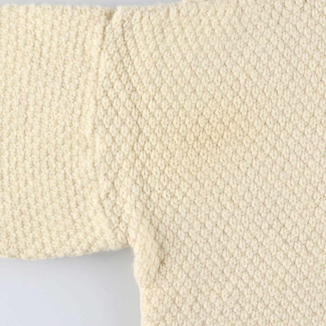 80'S Highland Home Industries Fisherman Aran Knit Sweater Women's M Size Vintage /eaa510316