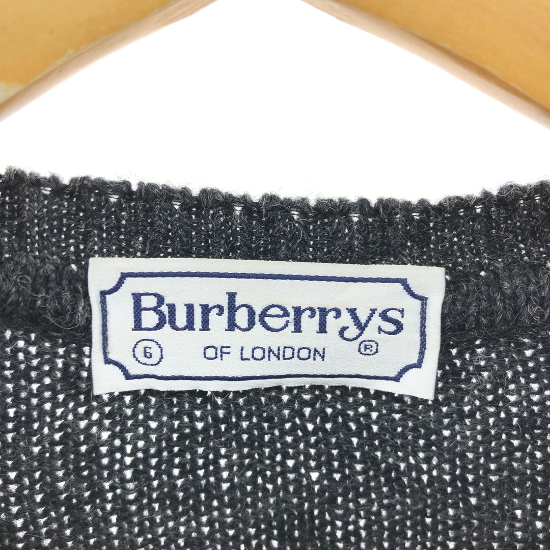 Burberry's LONDON Single Point Wool Knit Sweater Men's XL Size /eaa510325