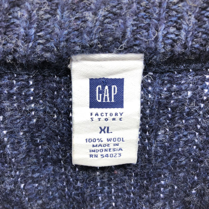 90'S GAP Old Gap Striped Wool Knit Sweater Men's XL Vintage /eaa510332