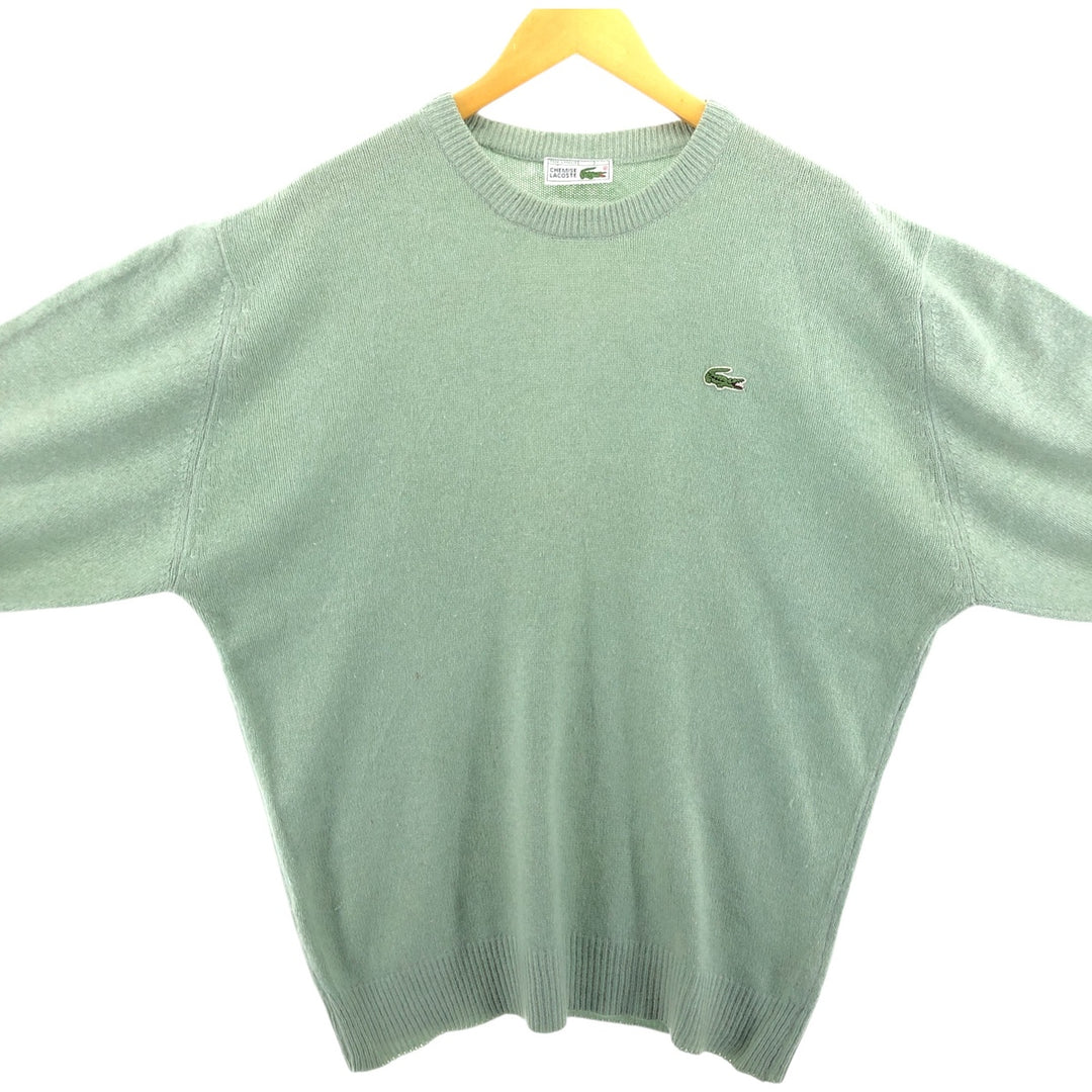 80'S Lacoste LACOSTE CHEMISE French Lacoste wool knit sweater made in France men's size L vintage /eaa510333