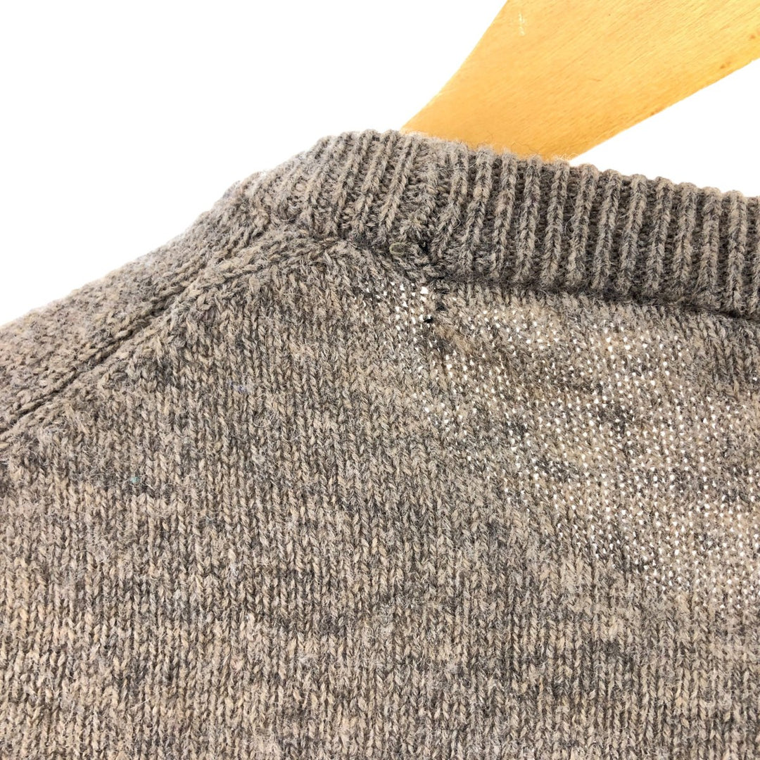 LLBean wool knit sweater made in Scotland, men's size M /eaa510364