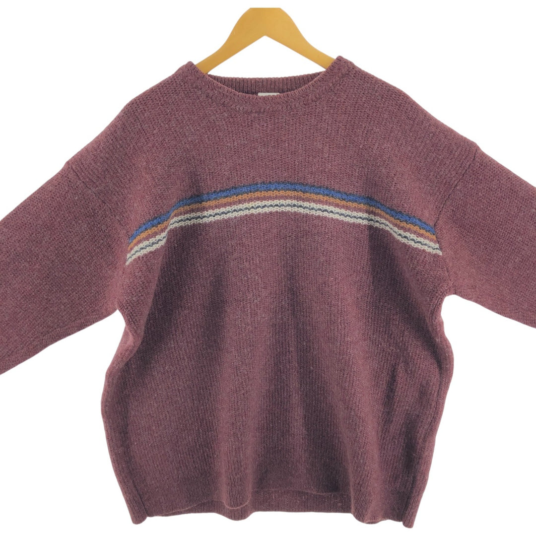 90'S ~ Columbia wool knit sweater, men's XL size, vintage / eaa510396