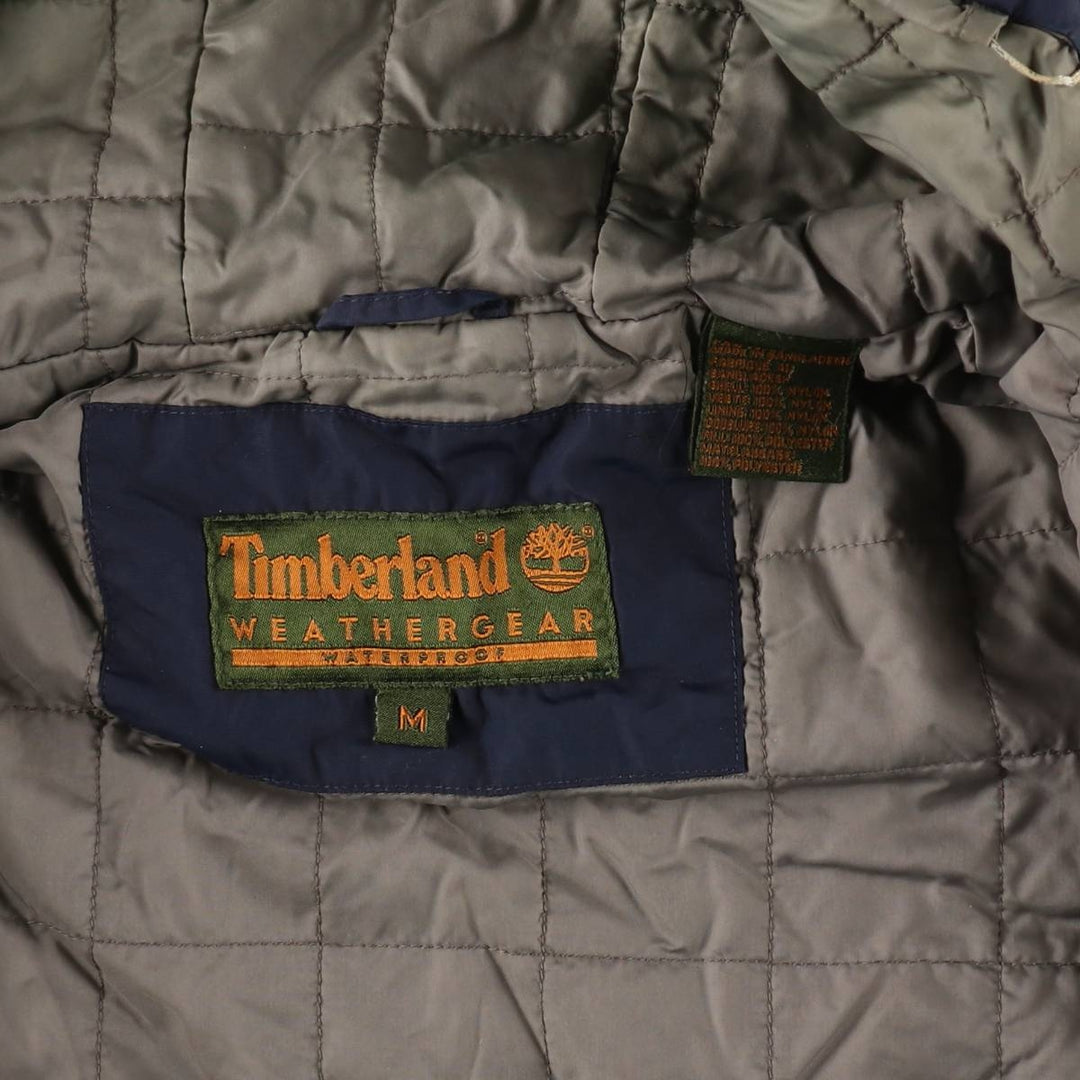 90s~00'S Timberland WEATHERGEAR padded mountain parka, shell jacket, puffer jacket, men's M size /eaa510415