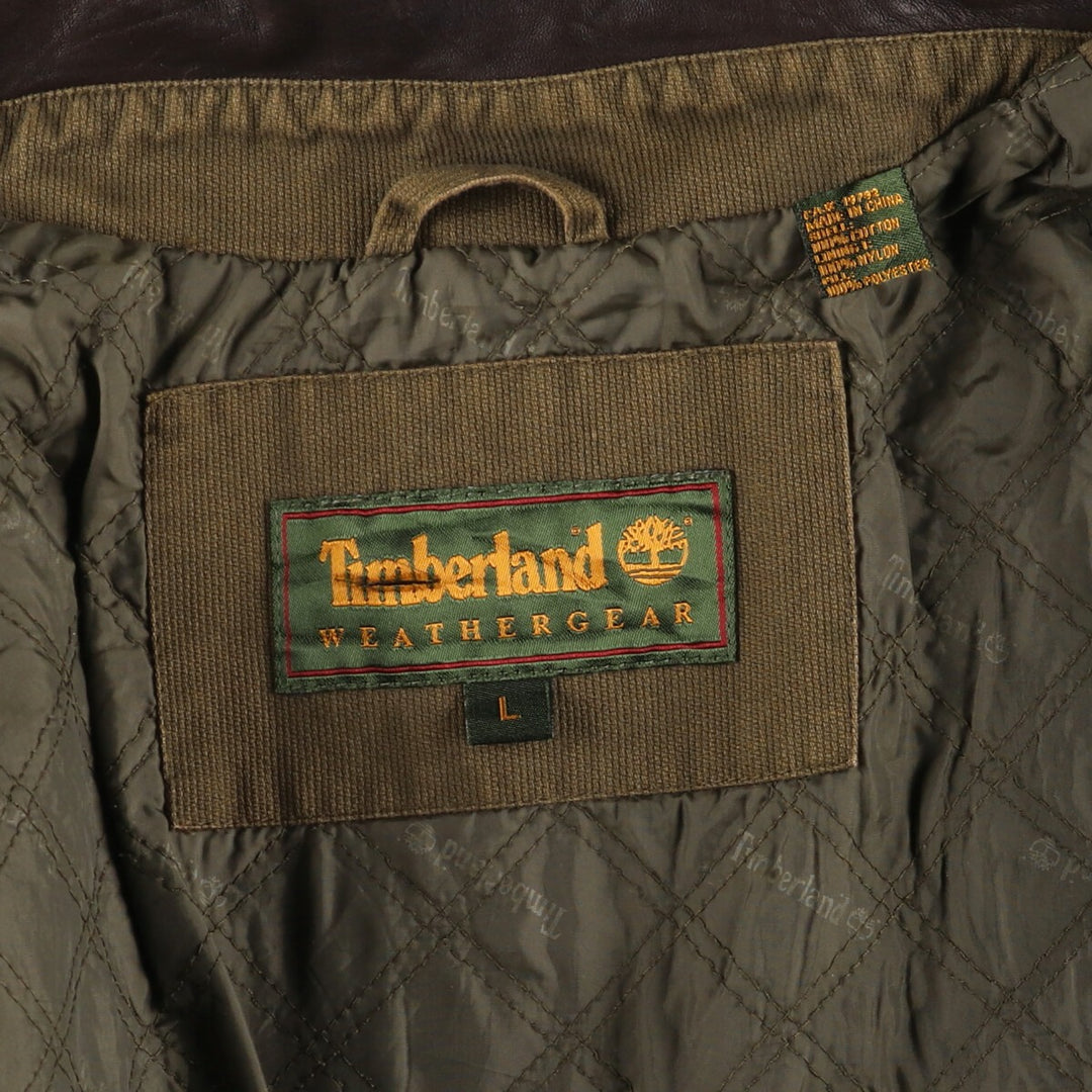 90'S Timberland WEATHERGEAR Cotton Jacket Men's L Size Vintage /eaa510438