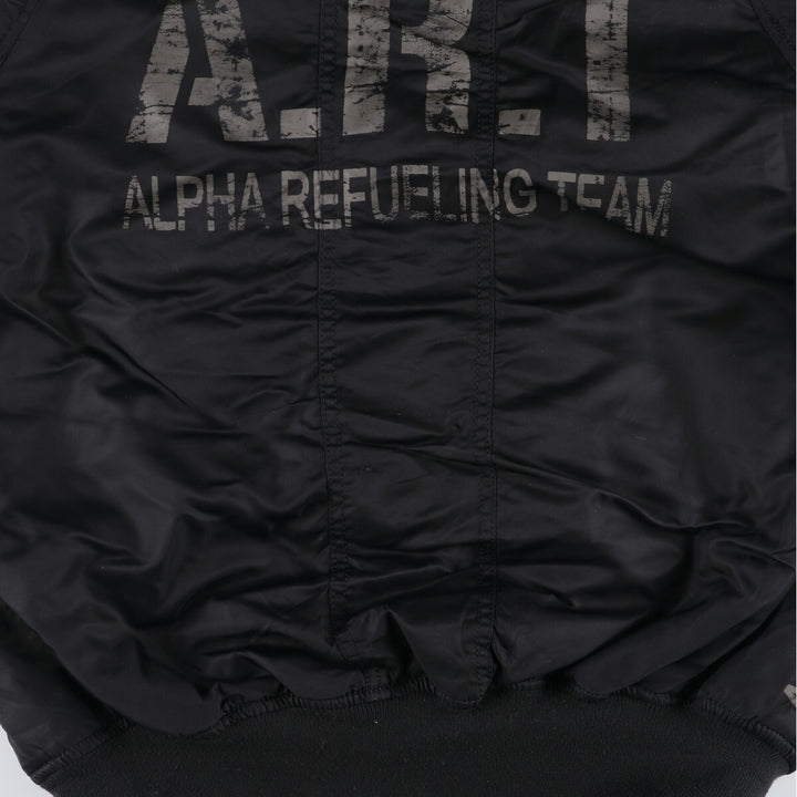 Civilian Alpha ALPHA N-2B Type Back Print Padded Military Flight Jacket MEDIUM Men's M equivalent /eaa510441