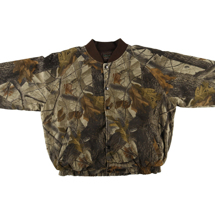 90'S Liberty Camouflage Pattern Real Tree Camo Padded Blouson Men's XL Size Vintage /eaa510444