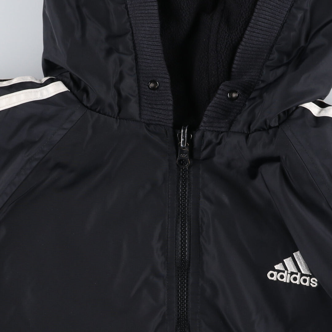 00'S adidas reversible padded hoodie puffer jacket men's size M / eaa510451