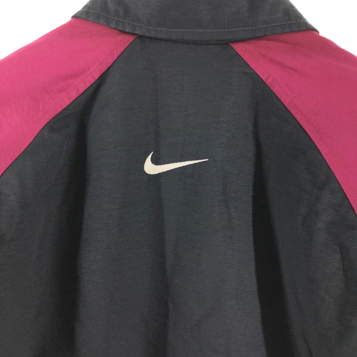 90'S Nike Collared Nylon Stadium Jacket Award Jacket Varsity Jacket Men's L size / eaa510462