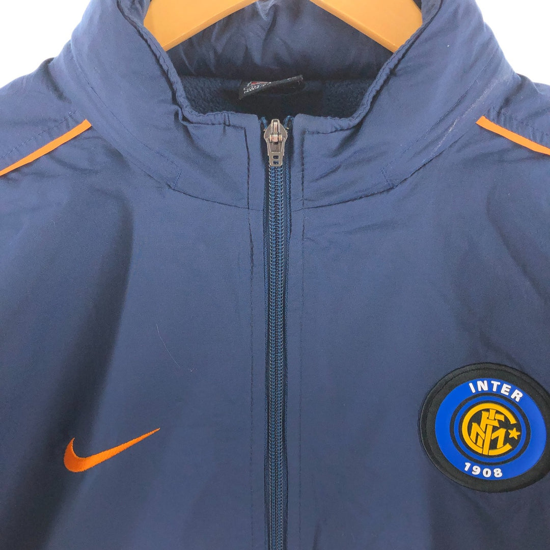 00'S Nike NIKE TEAM SERIE A/B Serie A/B FC Inter Nazionale Milano Nylon Jacket Men's L size /eaa510469