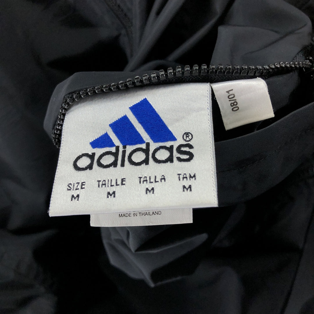 00'S adidas reversible padded hoodie puffer jacket men's size M / eaa510477