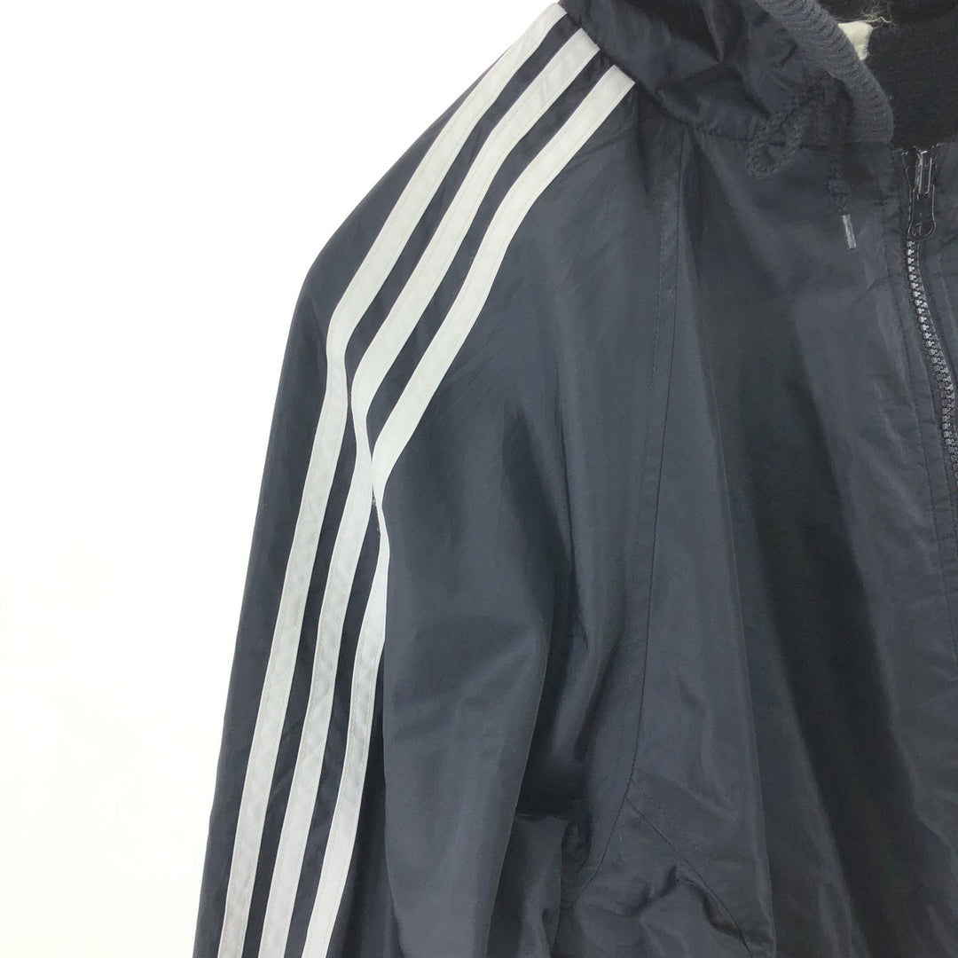 00'S adidas reversible padded hoodie puffer jacket men's size M / eaa510477