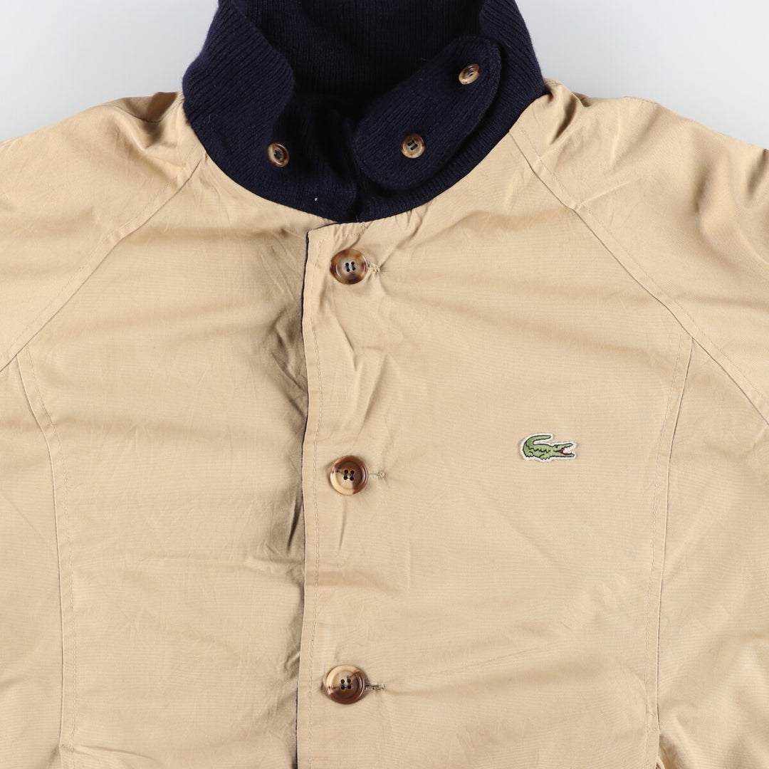 ~80'S Lacoste LACOSTE reversible cotton jacket men's size L vintage /eaa510494